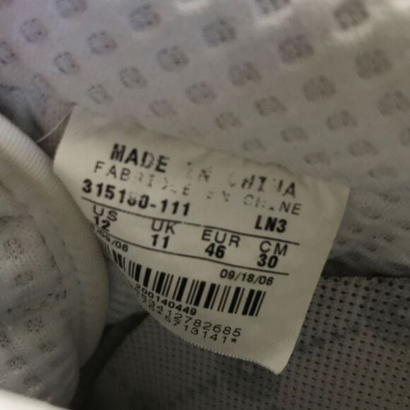 Nike Air Force 1 Premium White Leather 2006 315180-111 Men’s Size 12 - Picture 11 of 12